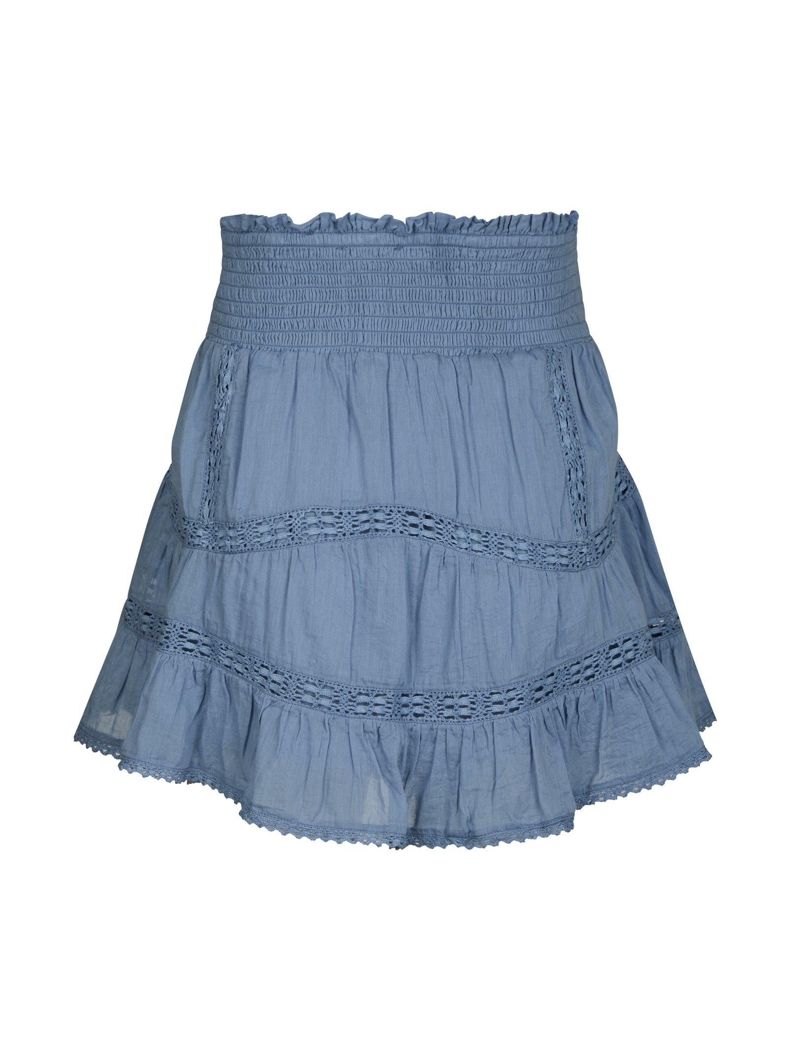 Robby S Voile Skirt Smoke Blue - 2