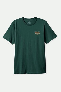 Brixton regal standard t-shirt emerald green
