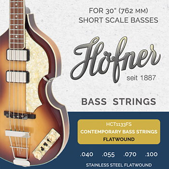 Höfner HCT1133FS Flatwound Bass Strings 040-100