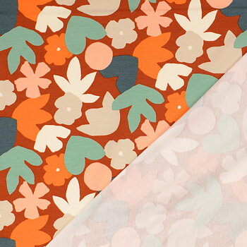 RETRO FLORALS - RUST