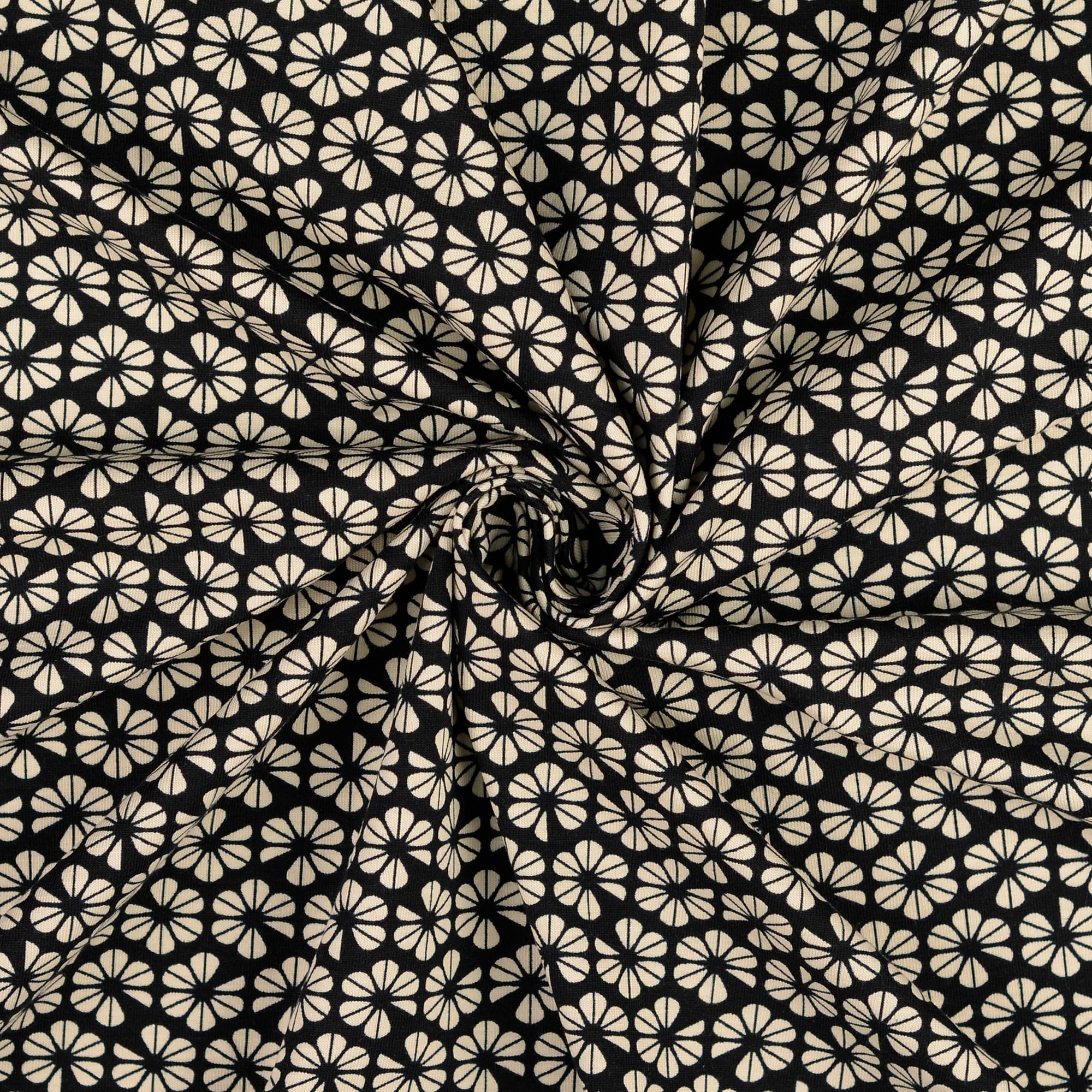SMALL FLORALS - BLACK - 3