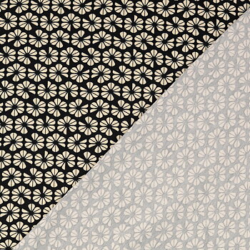 SMALL FLORALS - BLACK