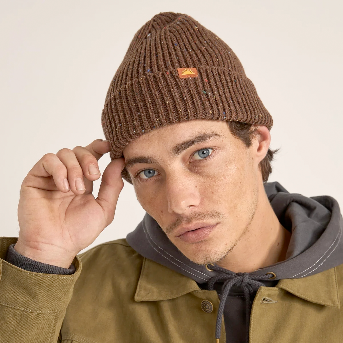 Rhythm mössa standard beanie chestnut - 2