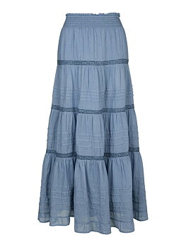 Felicia S Voile Skirt Smoke Blue