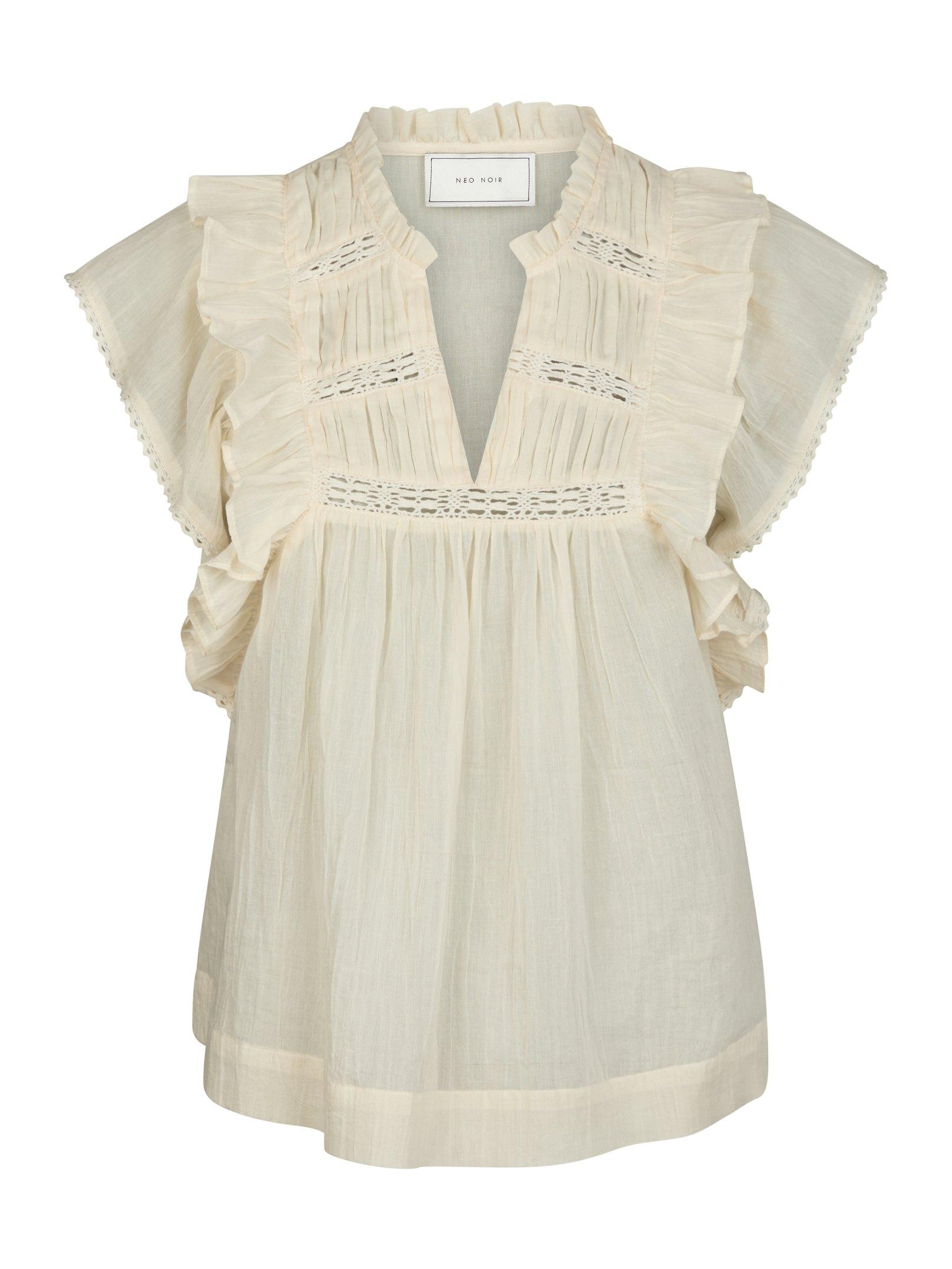 Jayla S Voile Top Light Yellow
