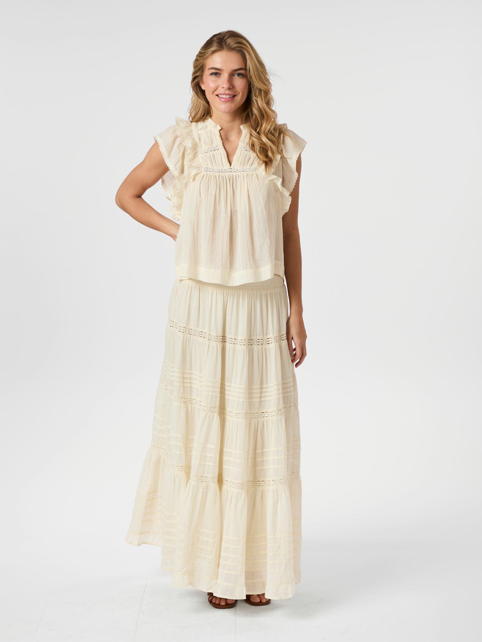 Jayla S Voile Top Light Yellow - 5