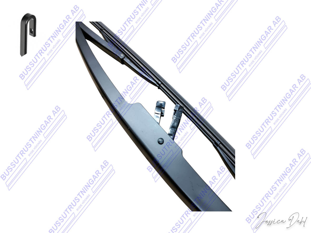 Torkarblad med hake 1000mm - 2