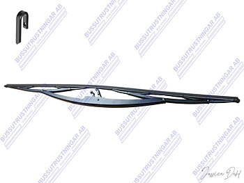 Torkarblad med hake 1000mm