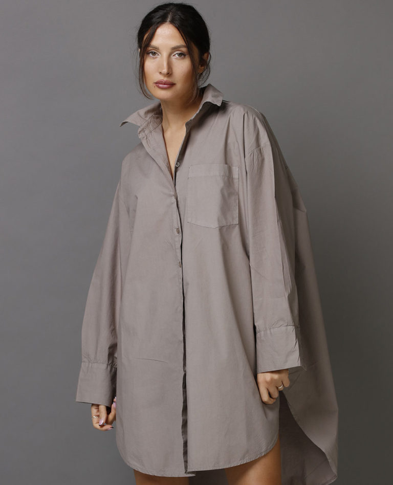 BOYFRIEND LONG SHIRT FANGO - SixtyDays