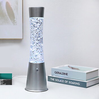 Glitterlampa Färgskiftande med fjärrkontroll