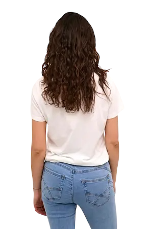 NAIA T-SHIRT - CREAM - VIT - 3