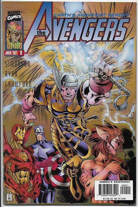 Avengers Volume 2 # 9 NM-
