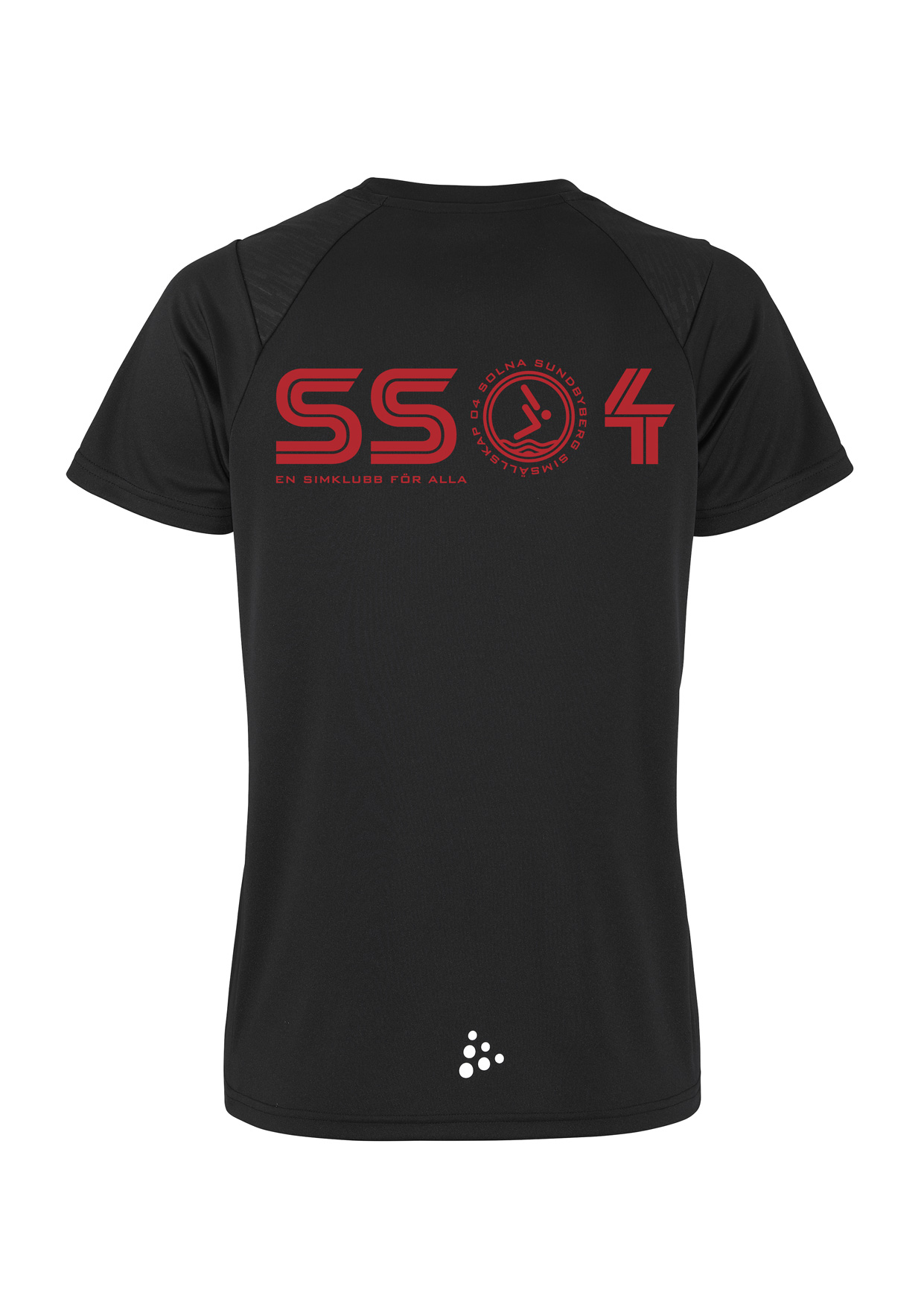 SS04 Funktion T-shirt Dam, Svart - 2