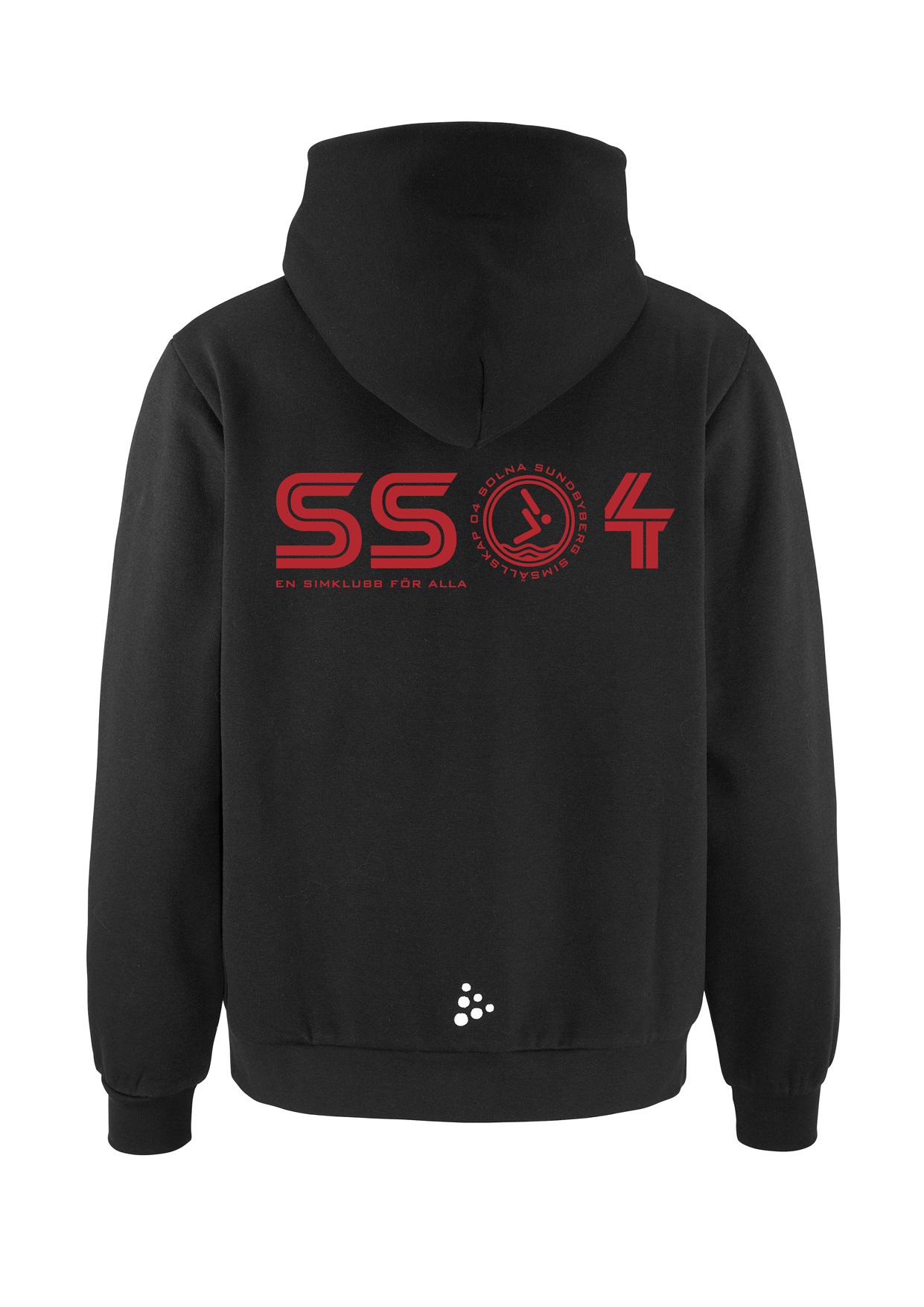 SS04 FZ Hoodie Dam, Svart - 4