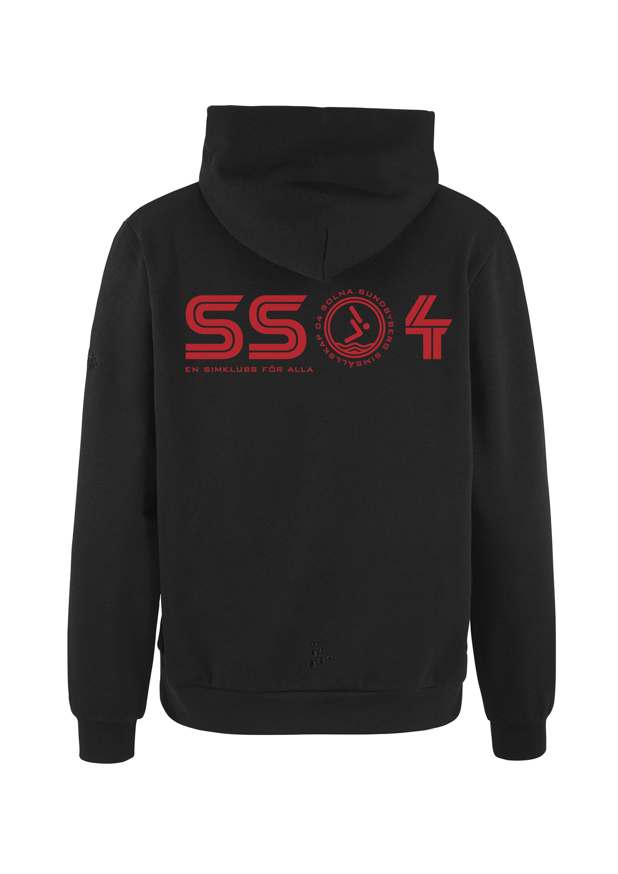 SS04 Hoodie Dam, Svart - 4
