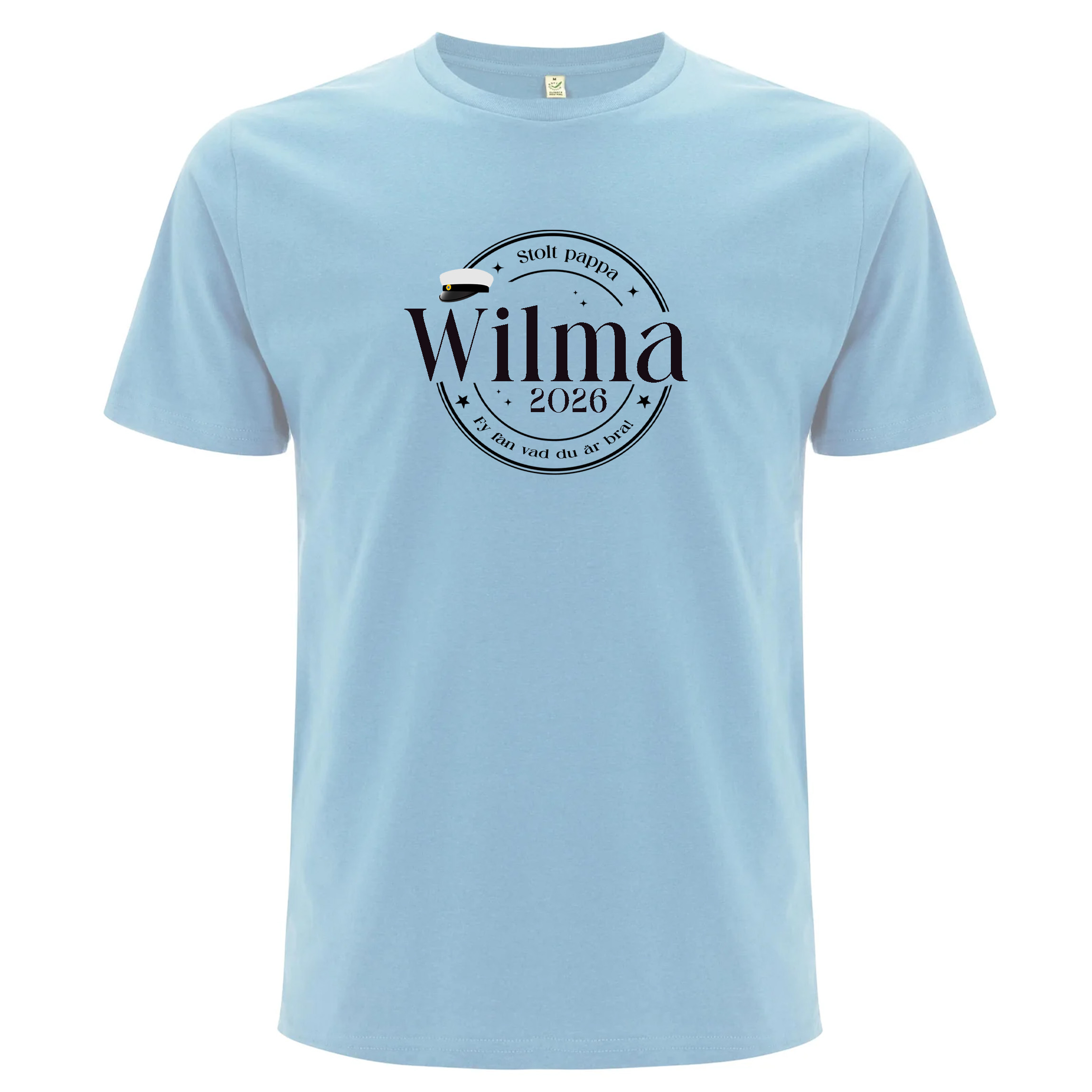 T-shirt med valfritt namn - Stolt mamma/pappa - Student - 6