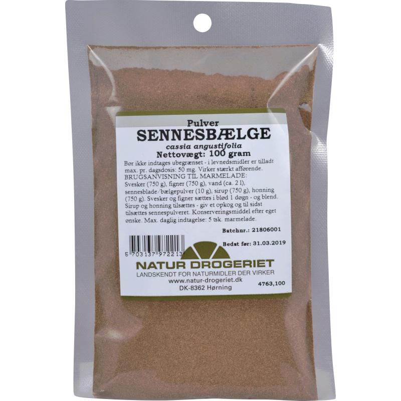 Sennabaljor i pulverform 100g - Natur Drogeriet