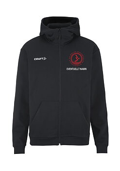 SS04 FZ Hoodie Herr, Svart 