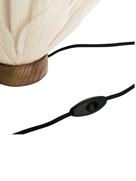 Lisa bordslampa - Papper/Trä - Lampa - Lotus - Vit - 15