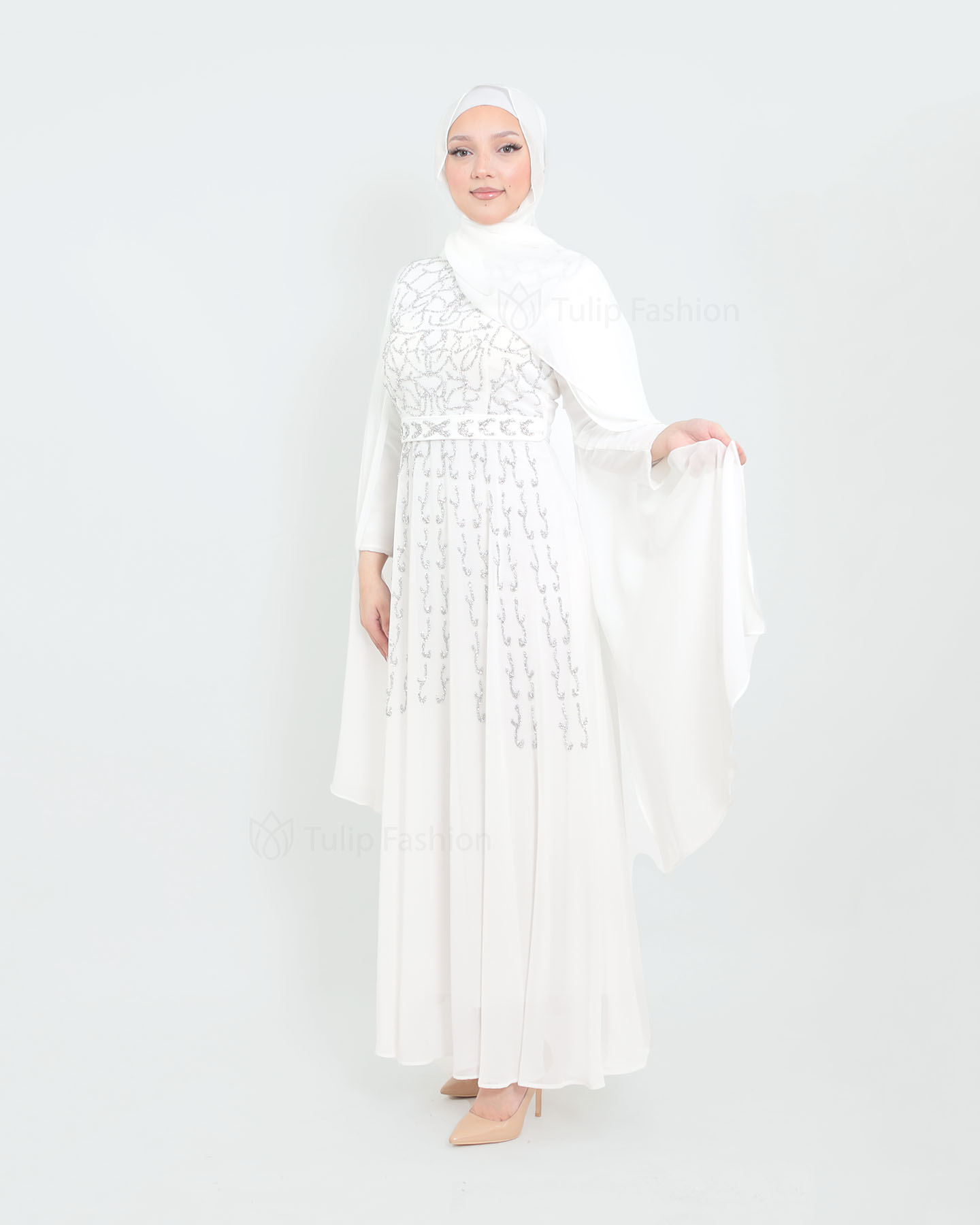 ワンピース Tulip Chiffon Long Dress Tulip Chiffon Long Dress