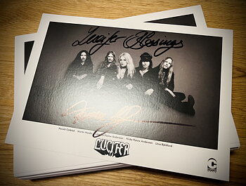 LUCIFER - CLASSIC AUTOGRAPH CARD, SIGNED BY THE  JOHANNA