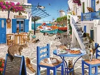 Cats of Mykonos, 1500 Bitar Ravensburger