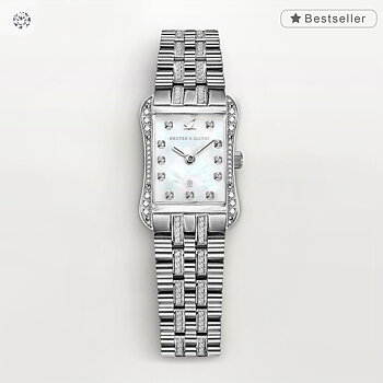 H&B Cronvas Duo Pavé, Silver & Pearl