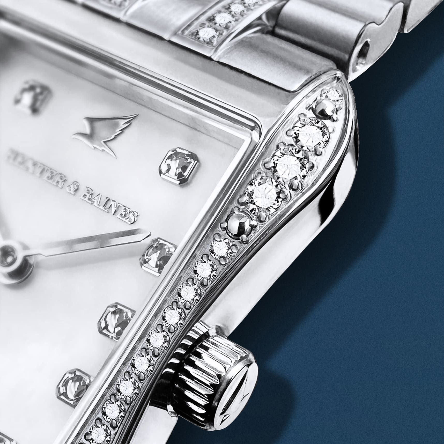 H&B Cronvas Duo Pavé, Silver & Pearl - 7
