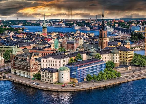 Scandinavian Stockholm, Sweden, 1000 Bitar Ravensburger