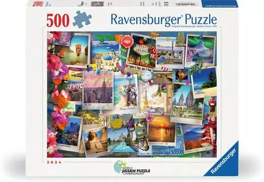 World Travel Pinboard, 500 Bitar Ravensburger - 2