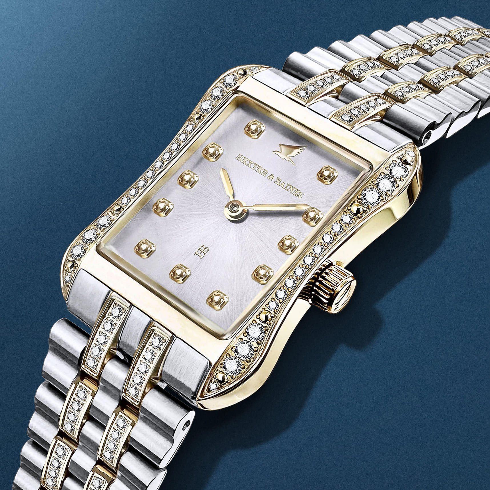 H&B Cronvas Duo Pavé, Gold & Silver - 3