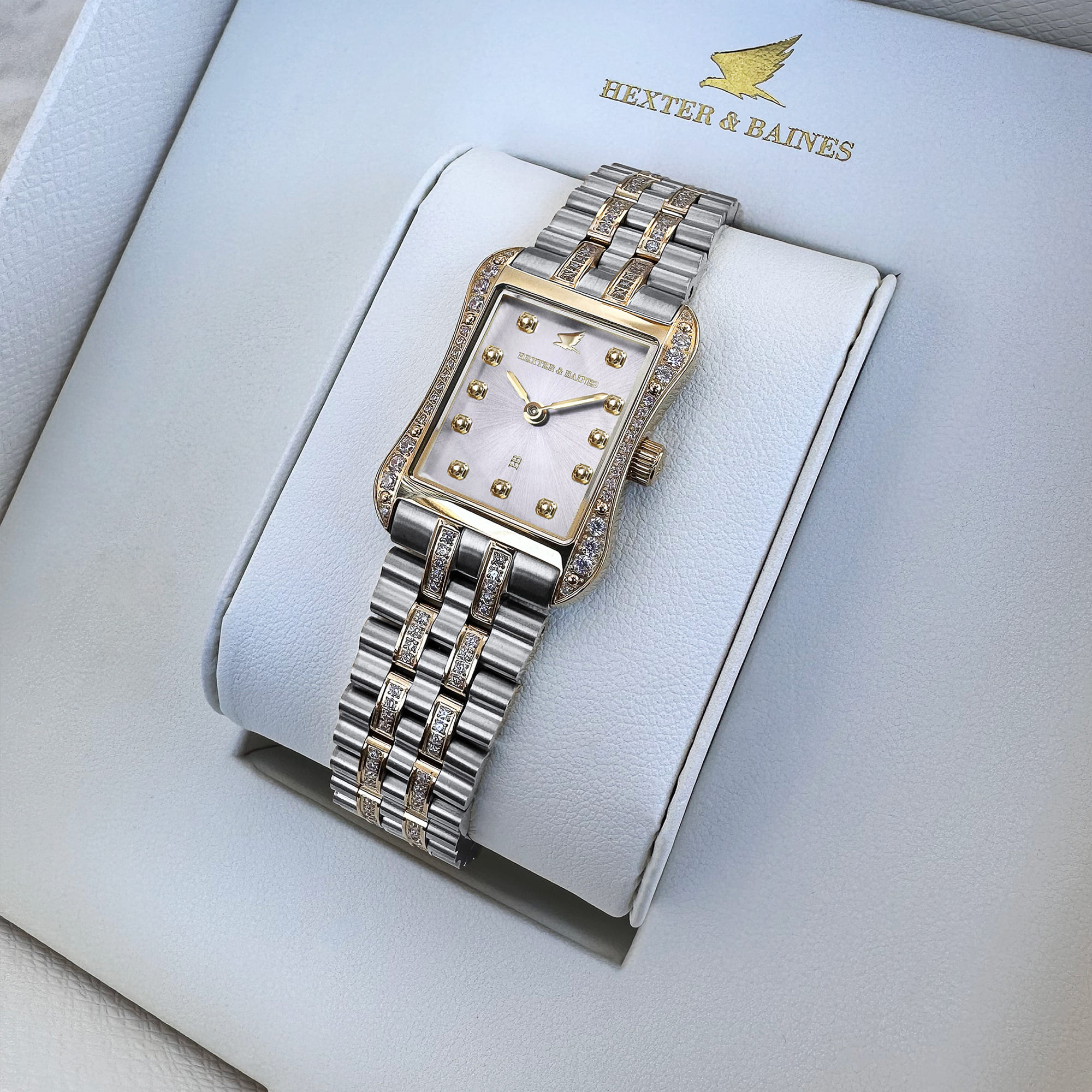 H&B Cronvas Duo Pavé, Gold & Silver - 9