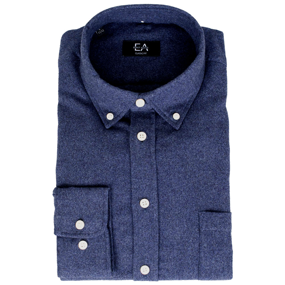Skjorta 7213-27 Pure Cotton Flanell Contemporary Fit 