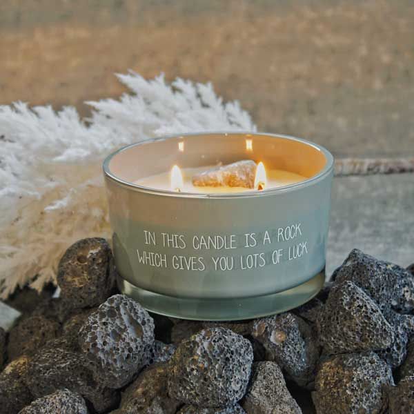 Doftljus - IN THIS CANDLE IS A ROCK WHICH GIVES YOU LOTS OF LUCK - 2