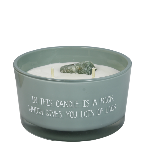Doftljus - IN THIS CANDLE IS A ROCK WHICH GIVES YOU LOTS OF LUCK - 3