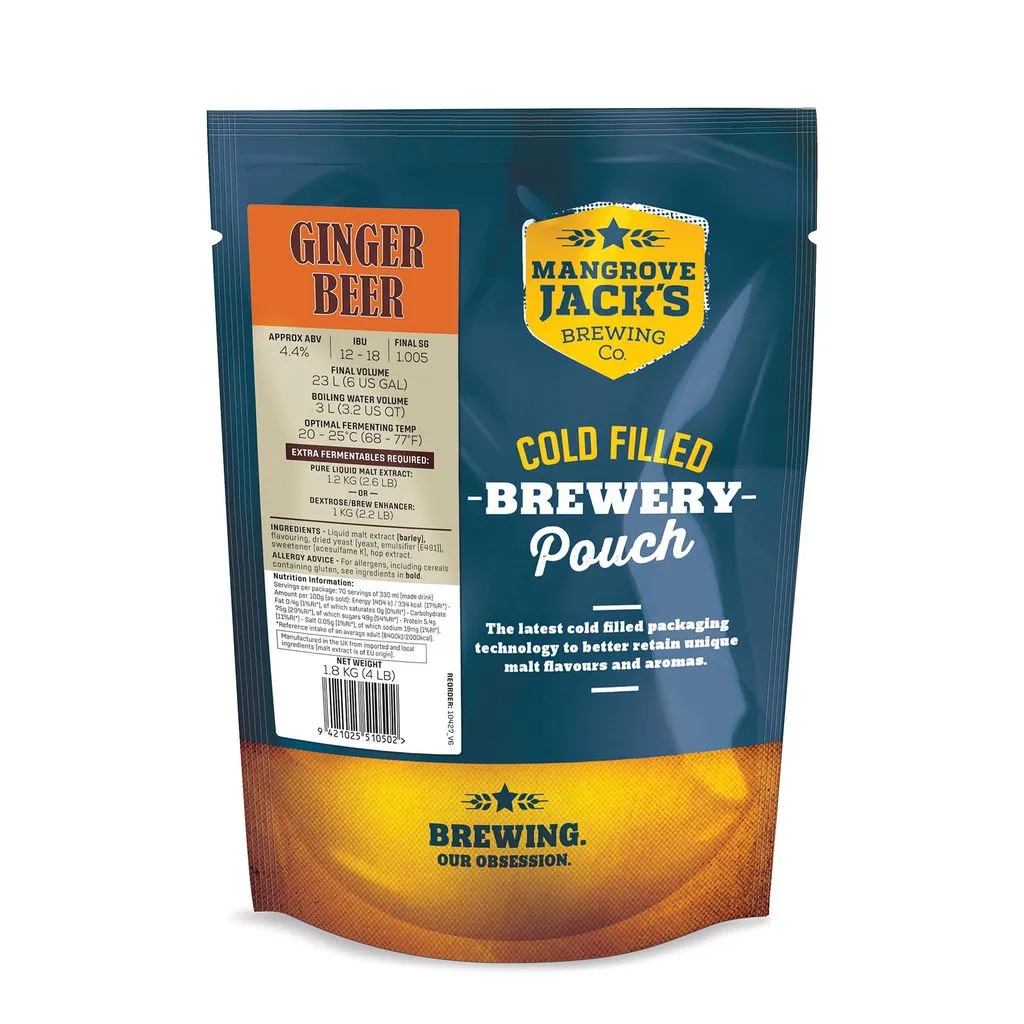  MJ Traditional Series Ginger Beer - 1.8kg