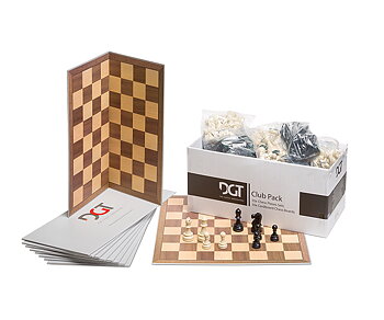 DGT Club Pack - 10 st bräde o pjäser -Klubbpaket
