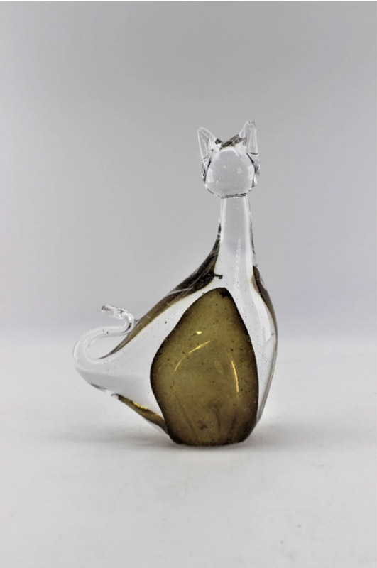 Sommerkatze Saragasso - Glasskulptur