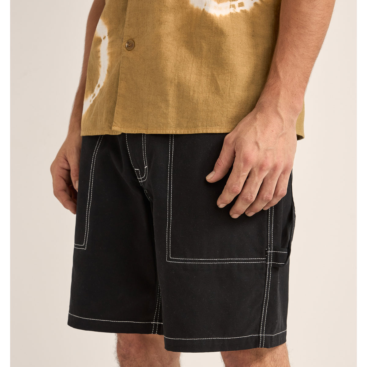 Rhythm shorts Carpenter canv black - 2