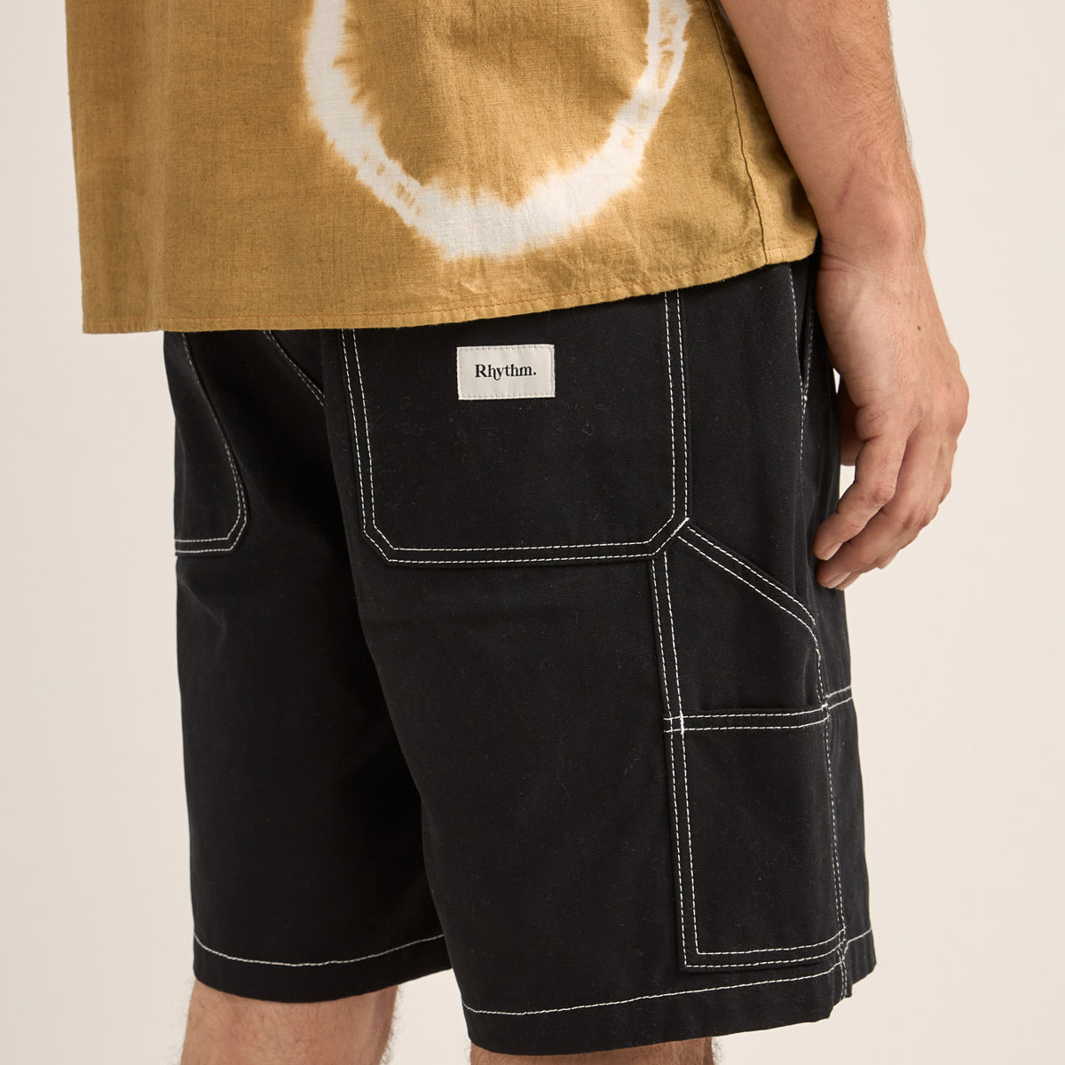 Rhythm shorts Carpenter canv black - 4