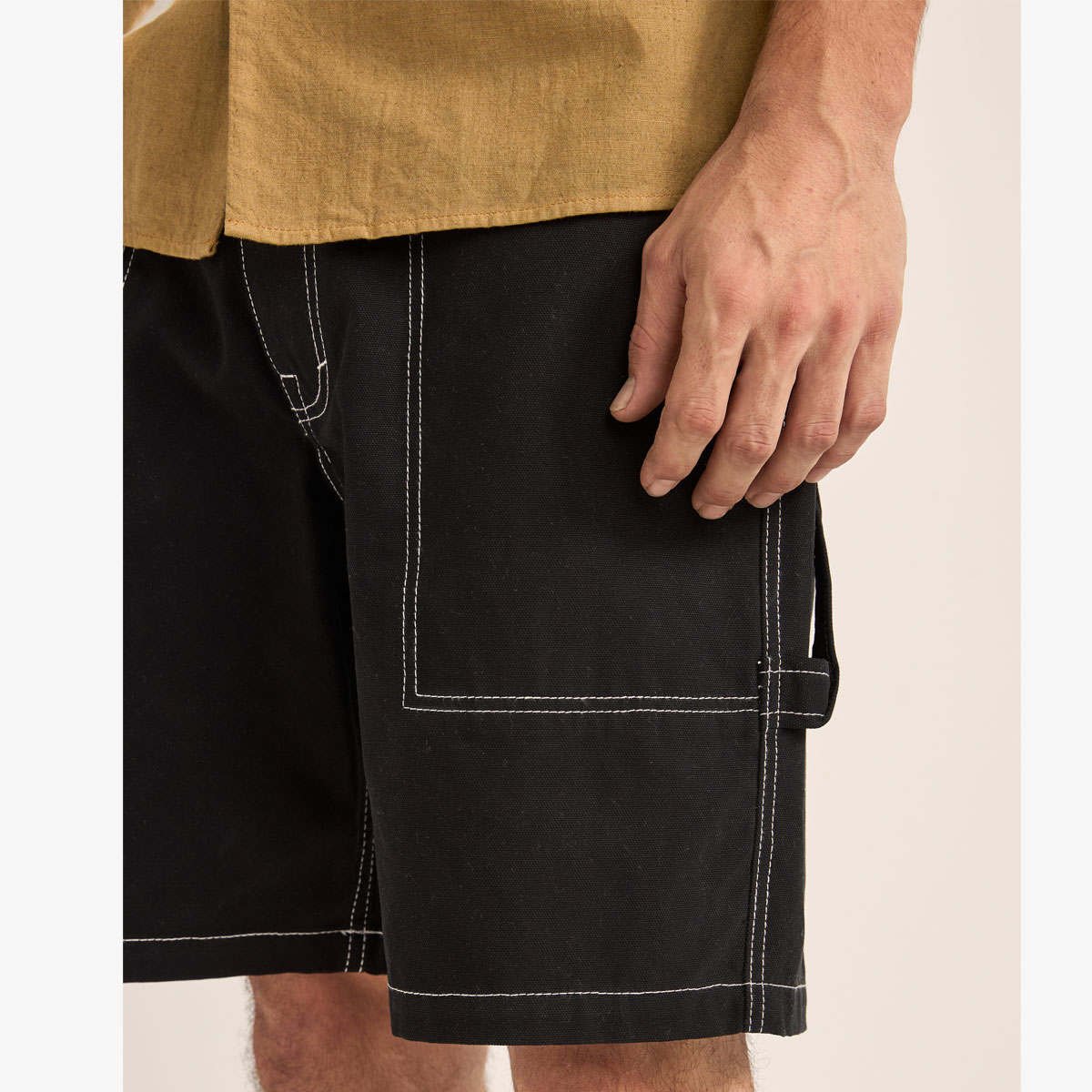 Rhythm shorts Carpenter canv black - 5