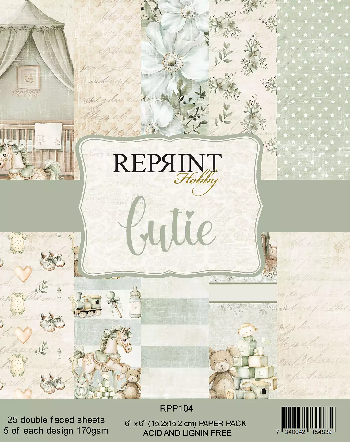  Reprint Cutie Collektion 6"x6"