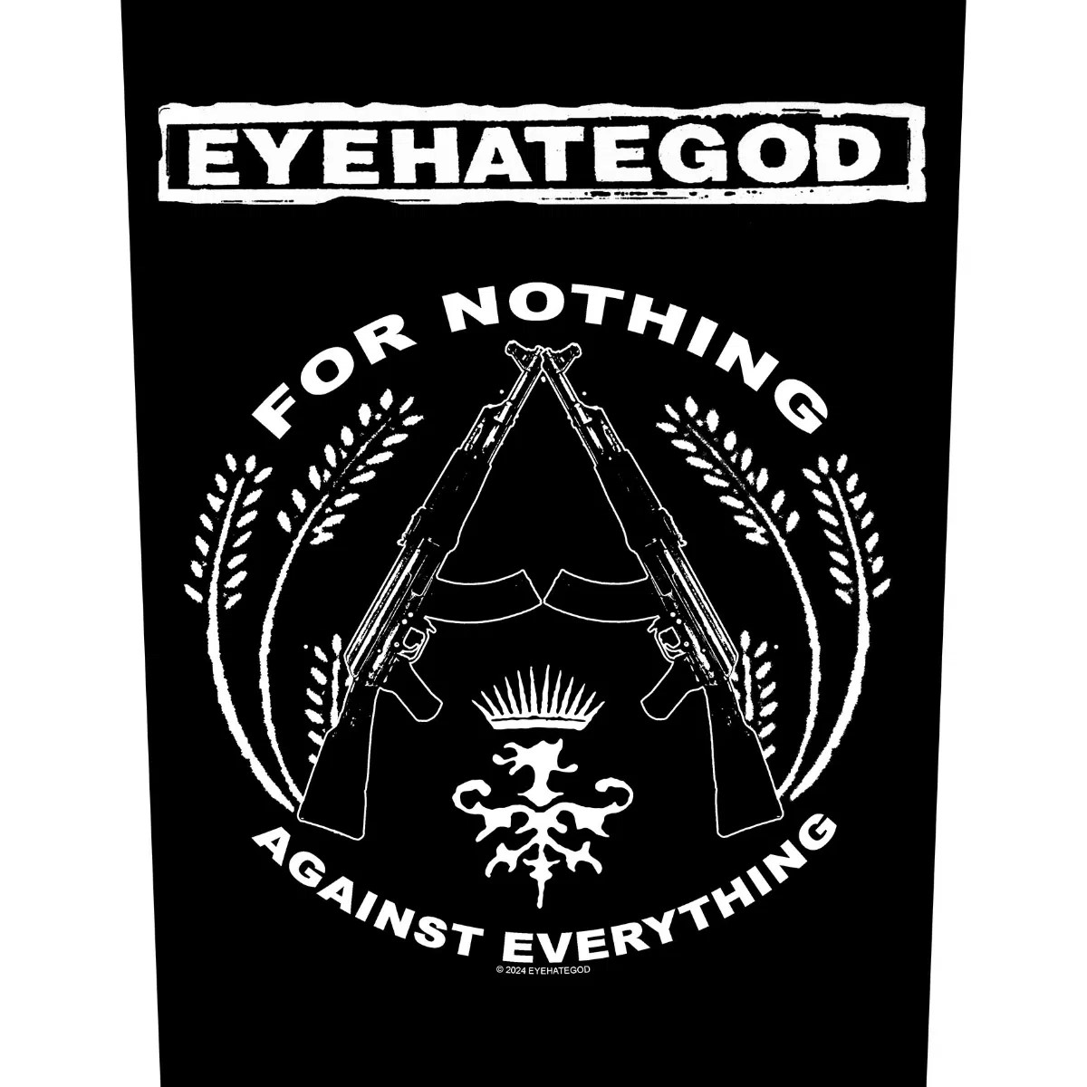 EYEHATEGOD  BACK PATCH - KILL YOUR BOSS