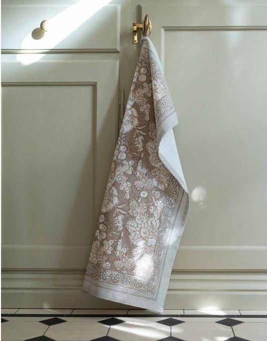 Kökshandduk Provence linbeige shabby chic lantlig stil Gårdsromantik - 2