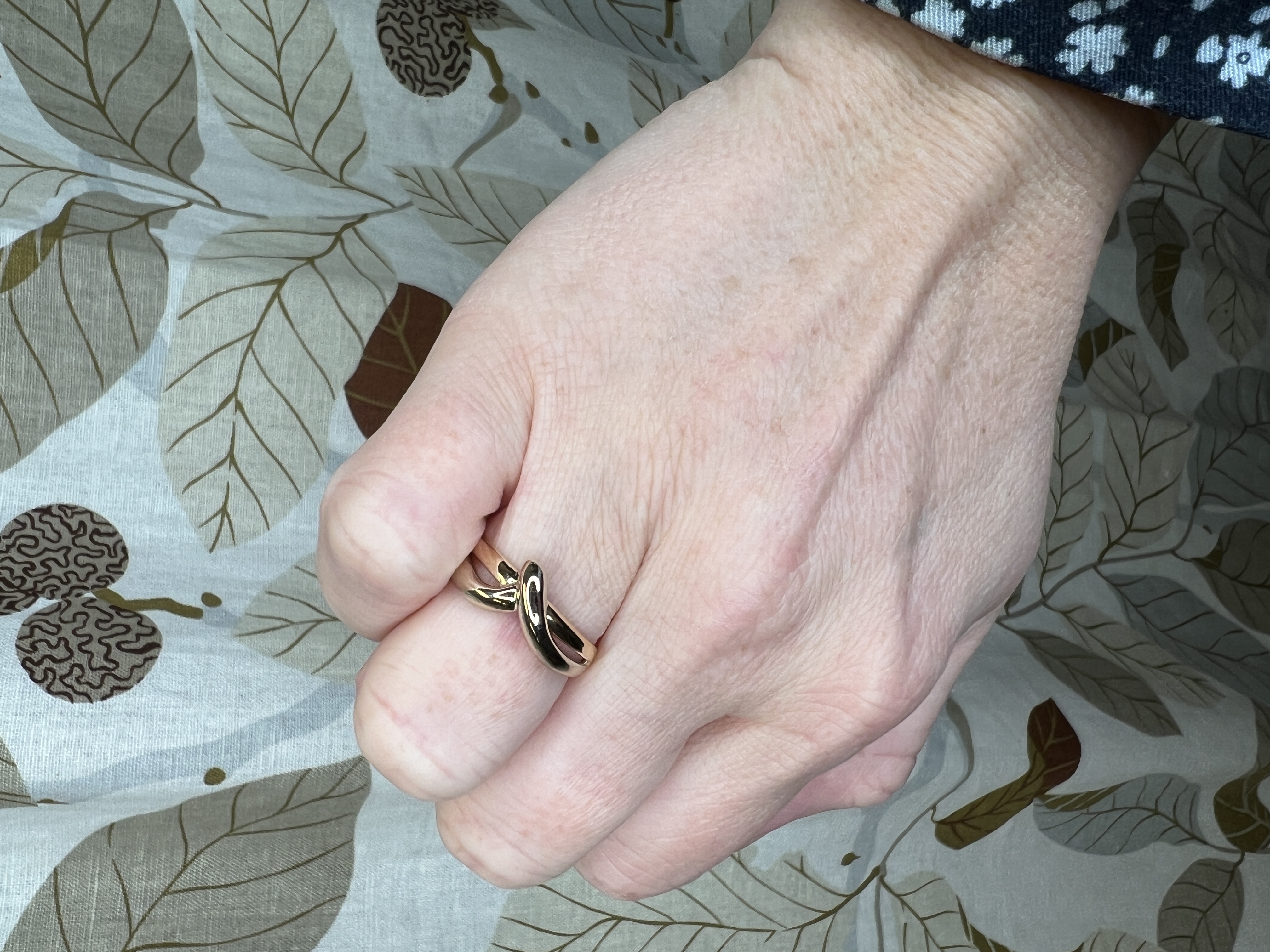 Käämitys kultasormus 18k, Vintage - 6