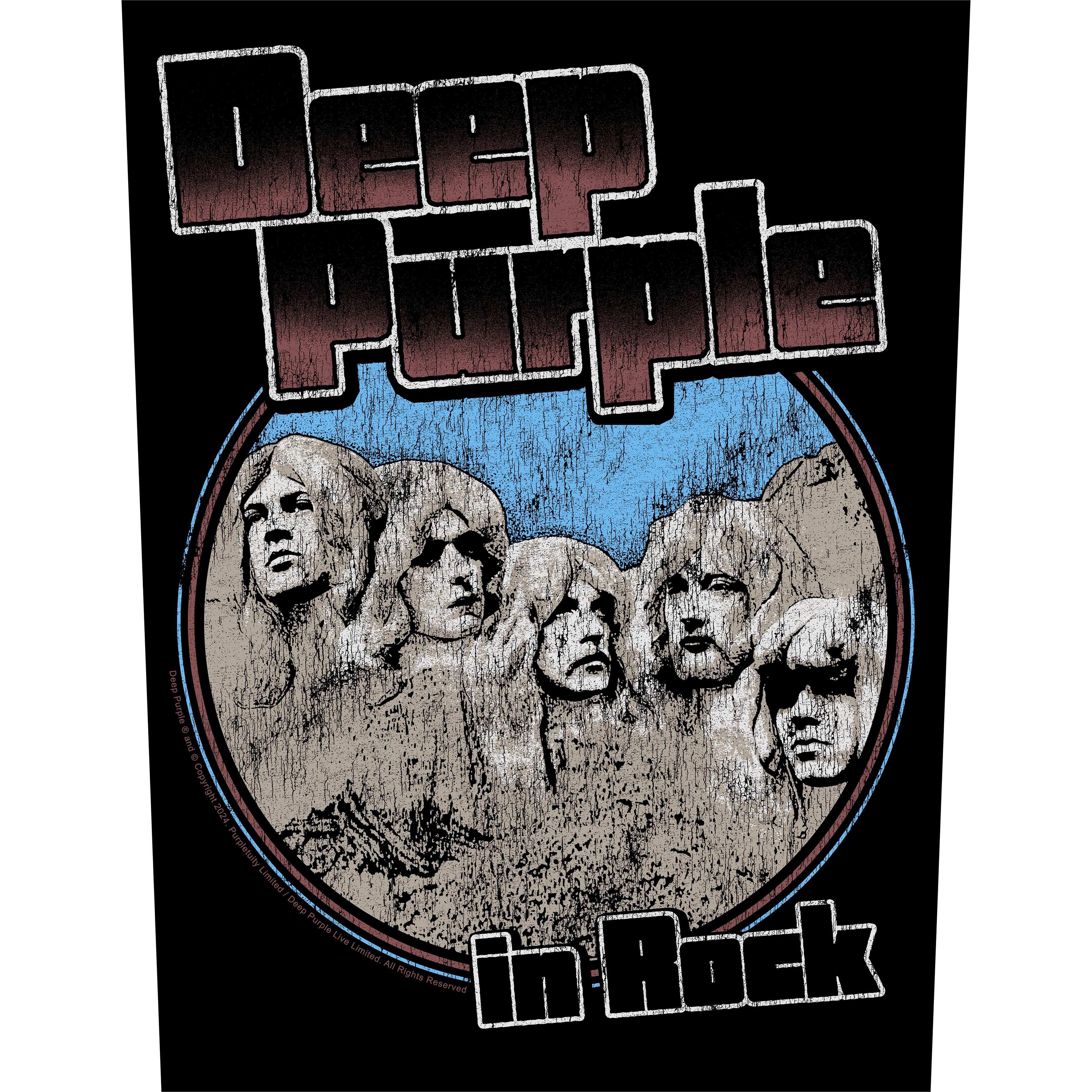 DEEP PURPLE  BACK PATCH - IN ROCK