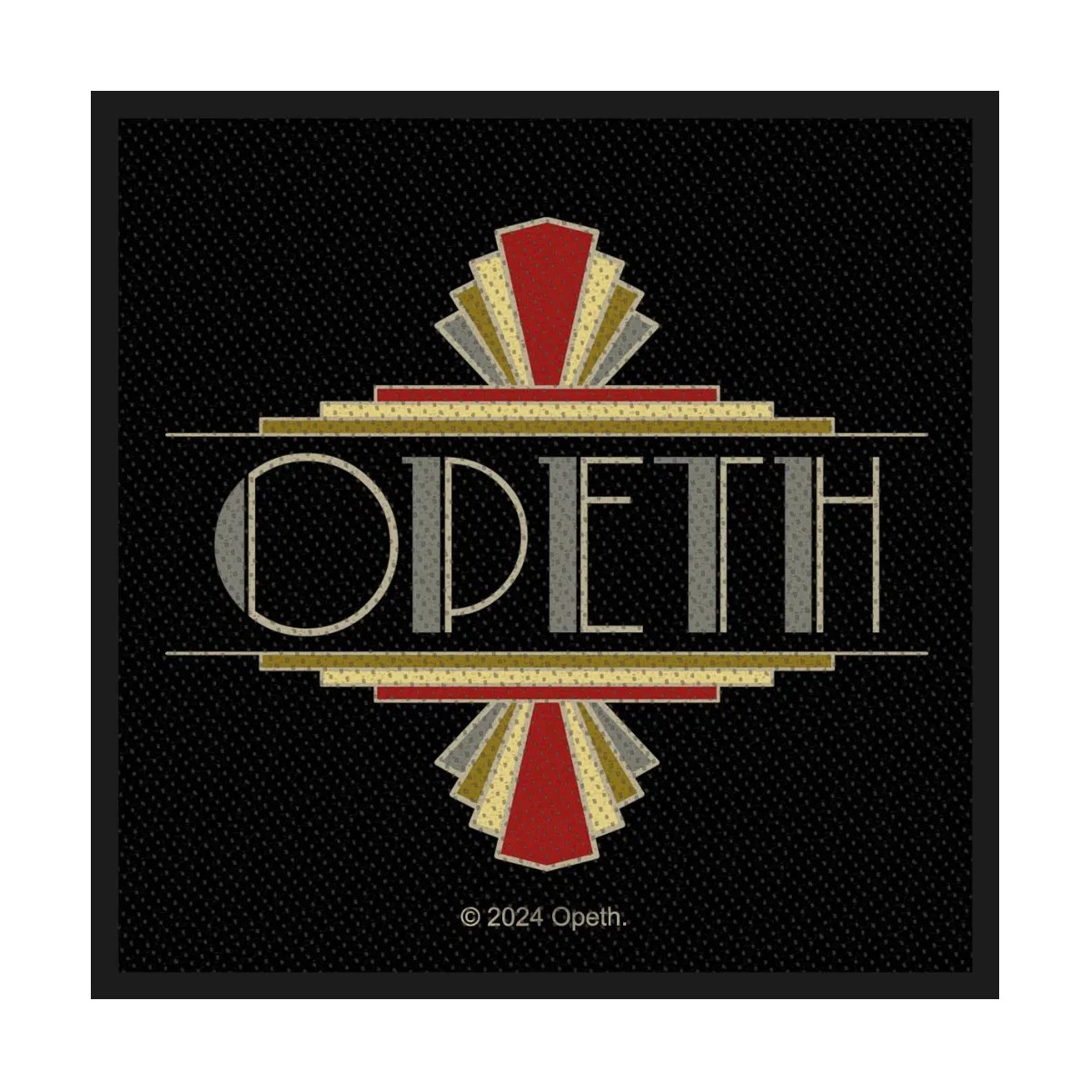 OPETH  STANDARD PATCH - ART DECO LOGO