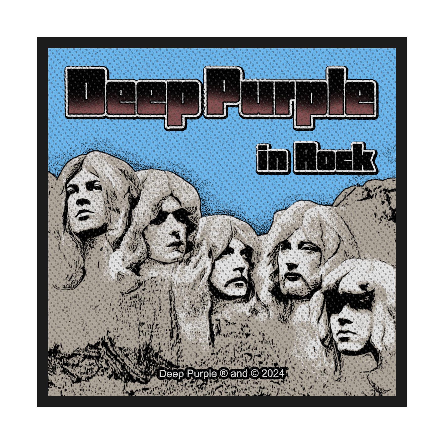 DEEP PURPLE  STANDARD PATCH - IN ROCK