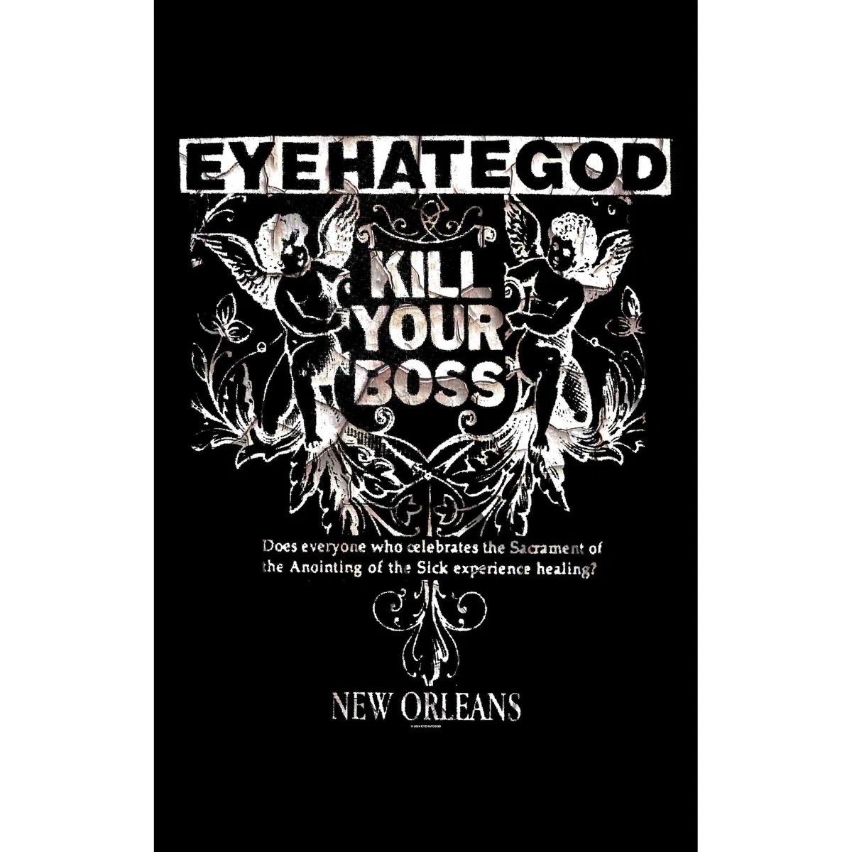 EYEHATEGOD TEXTILE POSTER - KILL YOUR BOSS 