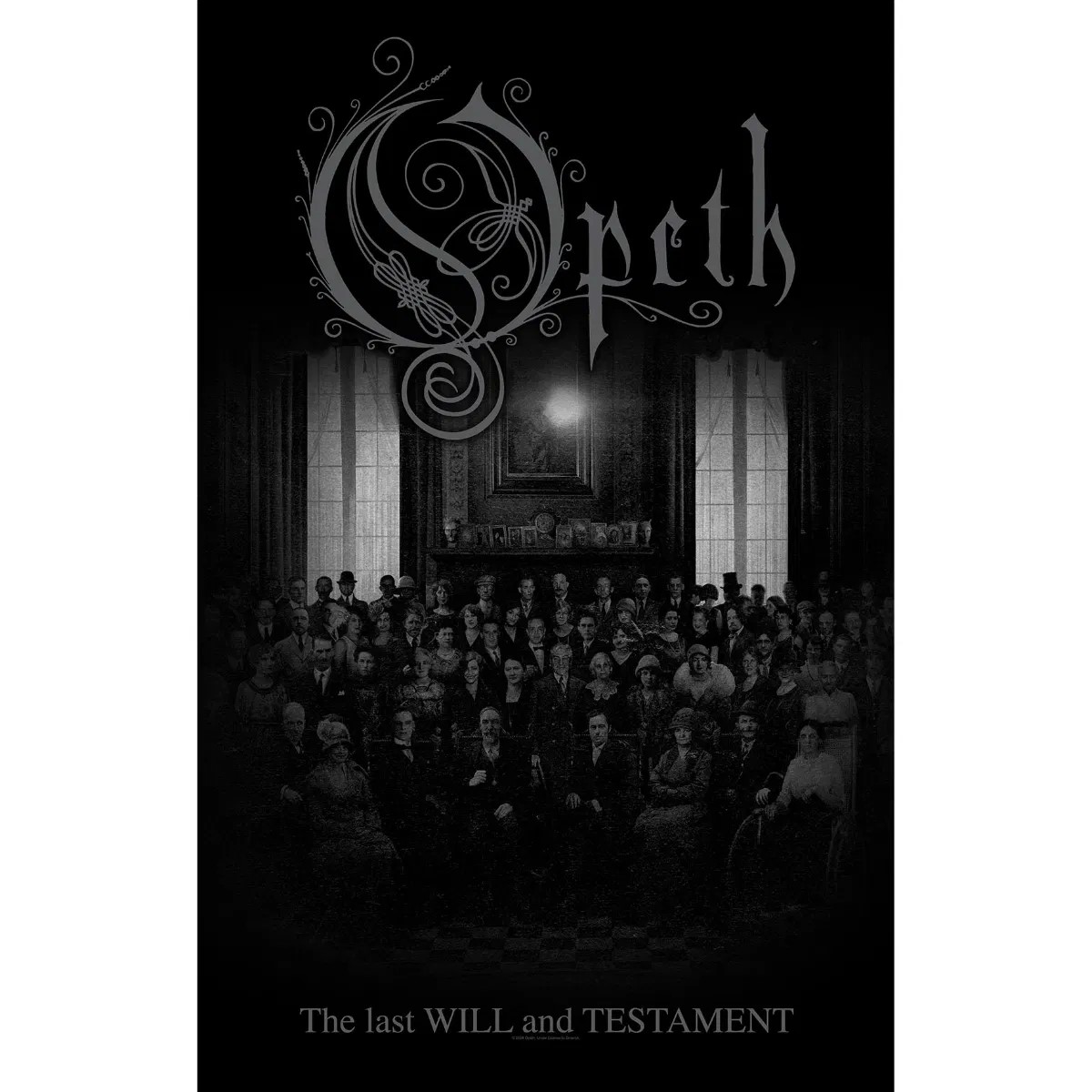 OPETH TEXTILE POSTER - THE LAST WILL AND TESTAMENT